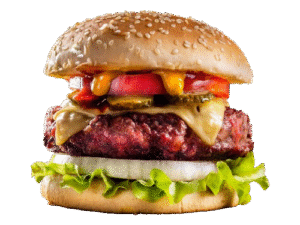 hamburguesa trifásica